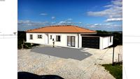 Garage clos et couvert et piscine sur maison individuelle