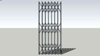 Antique Sliding Shutter Grille
