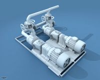 pump3d model