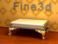antique-08-Bed-0783d model