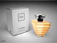 Lancome Tresor Perfume Bottle3d model