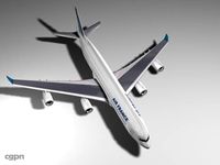 Air France (A340-500)3d model