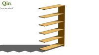 Qin Q5 Bamboo Shelf - Extension 1210 - Natural Color