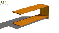 Qin Q1 Bamboo Shelf - Extension 1210 - Caramel Color