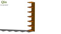 Qin Q6 Bamboo Shelf - Extension 390 - Caramel Color