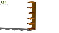 Qin Q5 Bamboo Shelf - Extension 390 - Caramel Color