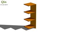 Qin Q3 Bamboo Shelf - Extension 390 - Caramel Color
