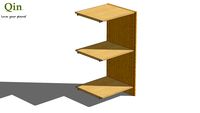 Qin Q2 Bamboo Shelf - Extension 390 - Natural Color