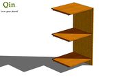 Qin Q2 Bamboo Shelf - Extension 390 - Caramel Color