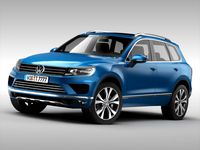Volkswagen Touareg (2015)3d model
