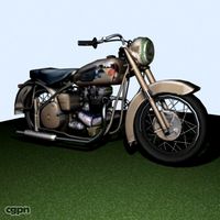 BSA motorcycle3d model