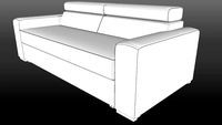 IWC HOME - OCTAWA sofa lo-poly