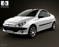 Peugeot 206 CC 20053d model