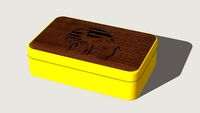 3-1/2' x 5-1/2' x 1' Hinged Box (1000:1)