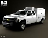 Chevrolet Silverado Hotshot II XL 20113d model