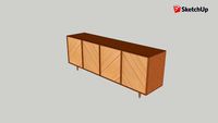 Madeleine - Buffet bas 4 portes en chêne - Design by Hélèna Pille - Habitat