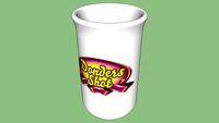 Dondersshot glass white.