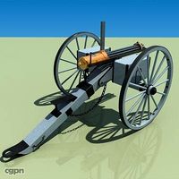 Gatling3d model