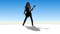 Garota + Guitarra +Girl