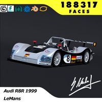 Audi R8R 1999 Le Mans3d model