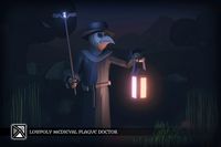 Lowpoly Medieval Plague Doctor - Free - MEDIEVAL FANTASY SERIES