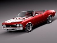 Chevrolet Chevelle SS convertible 19693d model