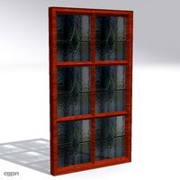 Colored window3d model