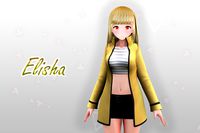 Elisha V2: Anime-Style Character For Games And VRChat