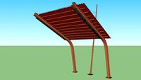 PÉRGOLA SOLAR PEQUEÑA