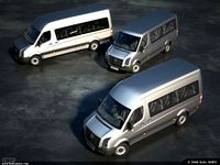 Vw Crafter Volt Kombi Pack (3 Models)3d model