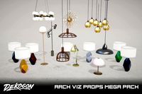 Arch Viz Props - Vol. 1 - 5 - MEGA PACK