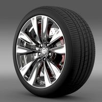 Nissan Fuga wheel3d model