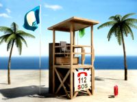 Lifeguard tower # 13d model