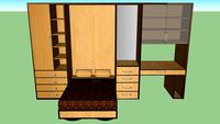bed wardrobe dressing table
