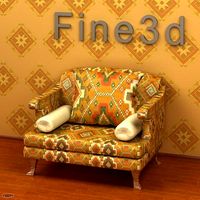 antique-09om-Sofa-063d model
