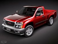 GMC Canyon regular cab3d model