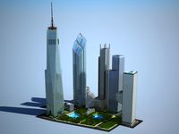 New World Trade Center Complex3d model