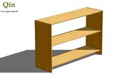 Qin Q2 Bamboo Shelf - Basic 1210 - Natural Color