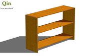 Qin Q2 Bamboo Shelf - Basic 1210 - Caramel Color