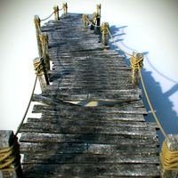 Wooden Pier3d model
