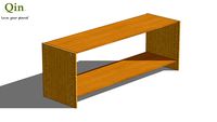Qin Q1 Bamboo Shelf - Basic 1210 - Caramel Color