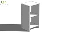 Qin Q2 Bamboo Shelf - Basic 390 - Stained Light White Color