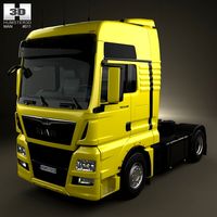 MAN TGX Tractor Truck 20123d model