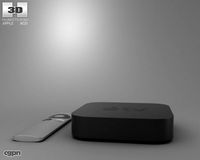 Apple TV3d model
