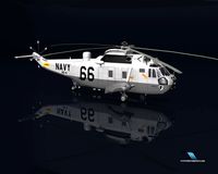 U.S. Navy Helicopter 66 -Sea King3d model
