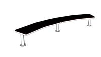 LAYT_OGM1900-00057 Backless Curved Bench