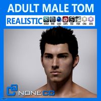 Male Tom w/ Clothes3d model
