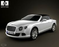 Bentley Continental GT Convertible 20123d model