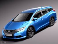 Honda Civic Tourer 20143d model