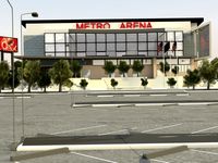 Metro Arena with Parking3d model